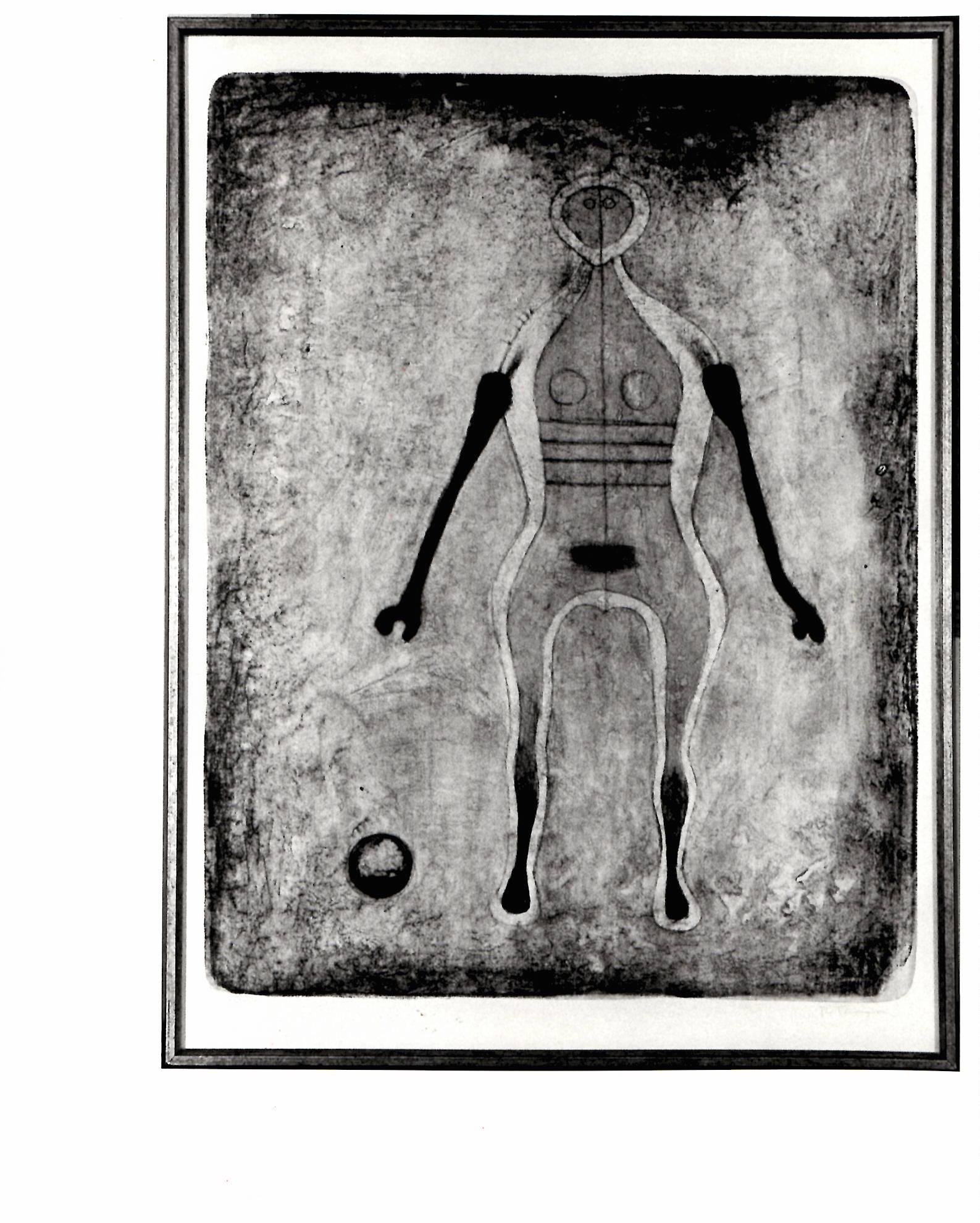 1983 Photo Rufino Tamayo, Standing Figure.: 1983 Photo Rufino Tamayo, Standing Figure... Photo size: 10 x 8 inches. Provenance: New York-Based Photography Collector & Curator -Collection of Rare Photographs. Note: Please study the images carefu