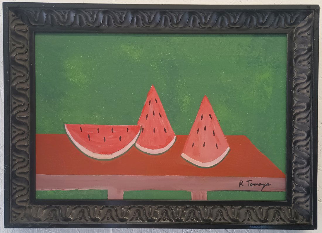 Rufino Tamayo (Mex, 1899-91), Painting on Cardboard (1 of 5)