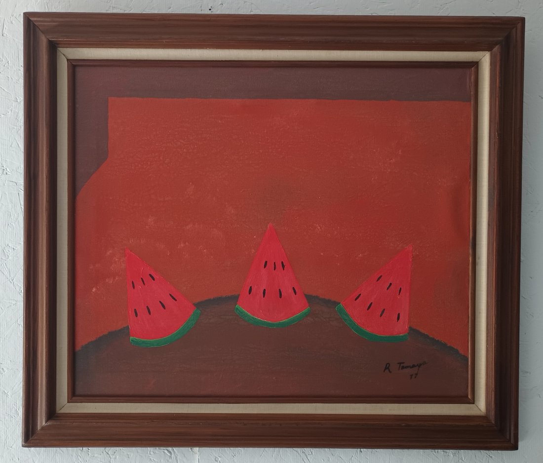 Rufino Tamayo (Mex, 1899-91), Painting on Cardboard (1 of 7)