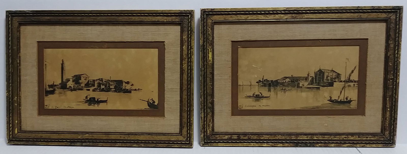 Rare Antique Lithograph Engraving Stamp Seal Signed (1 of 5)