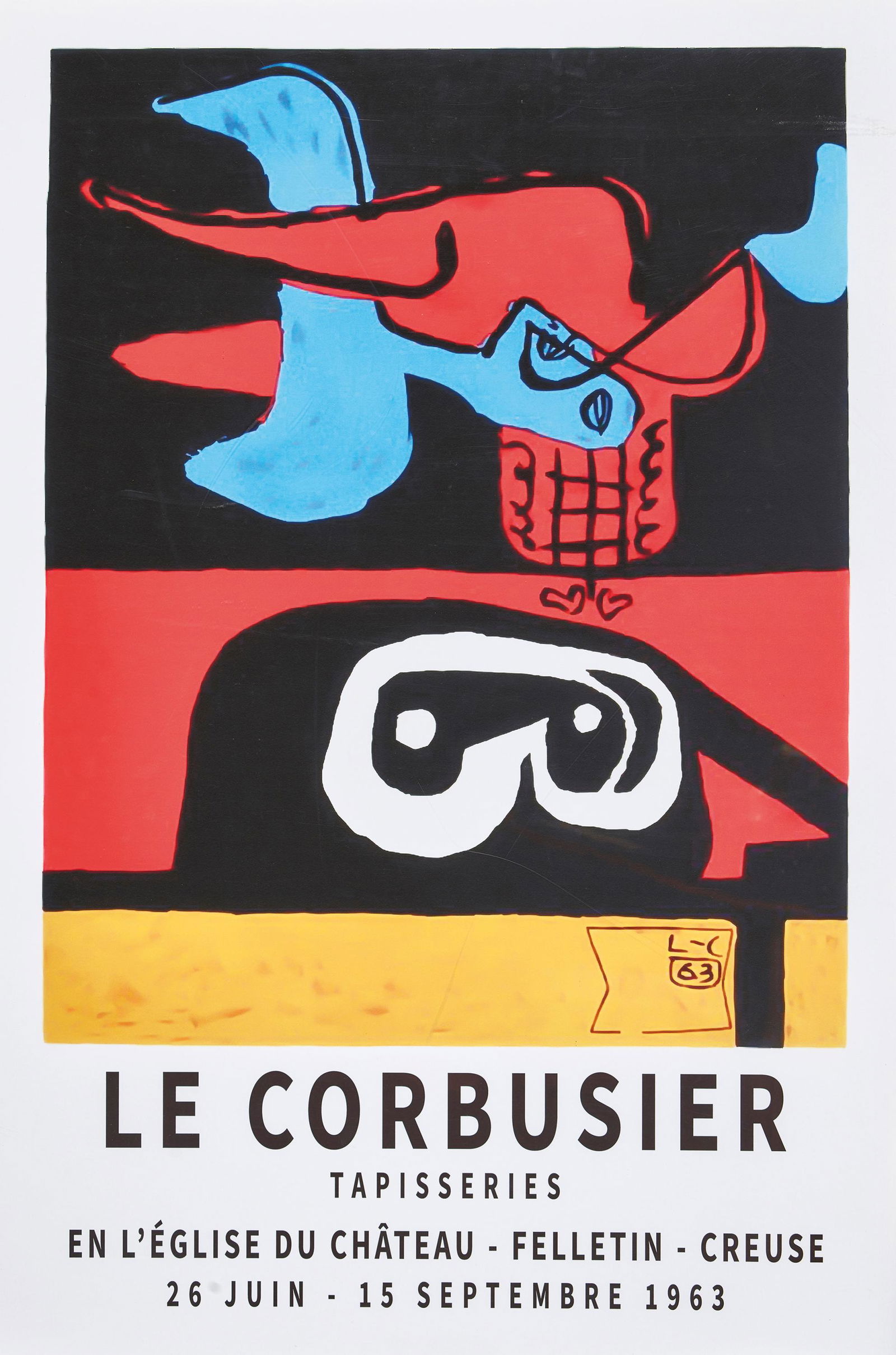 1963 Plate Le Corbusier Lithograph Print (1 of 1)