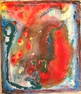 Vintage Abstract Painting on Canvas  Signed Helen Frankenthaler, Modern Old 20th, Modern Art