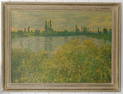 Vintage Claude Monet Banks Of The Seine Litho-Print