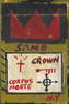 JEAN-MICHEL BASQUIAT PAINTING SOUVENIR SUBWAY ART POSTCARD COLLECTION (CORPUS MORTE 1985)