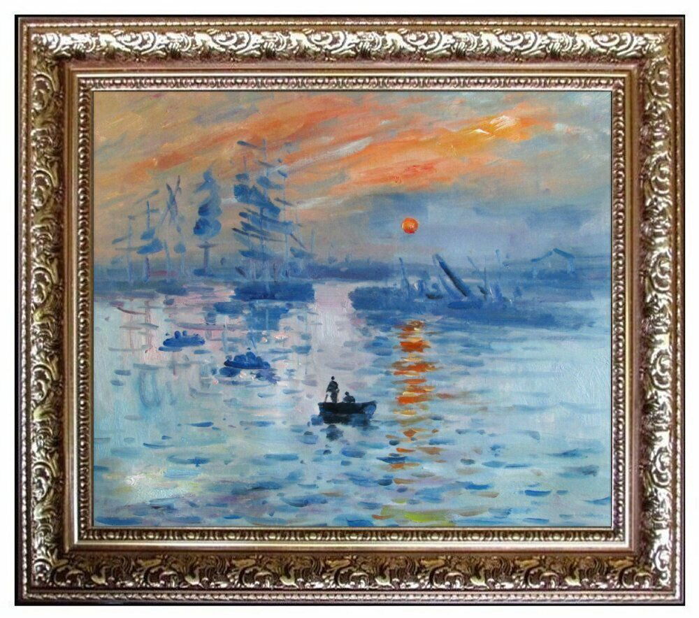 Claude Monet Oil Painting on Canvas: Claude Monet Oil Painting on Canvas.This painting is a hand oil painting on canvas.In the style of This painting is framed. Approx Painting Size: 20x24 inches. Approx Frame Size: 30 x 26 inchesNOTE: W