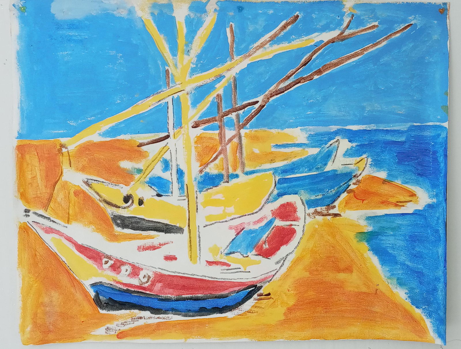 Van Gogh Unsigned Oil Painting on Canvas (1 of 3)