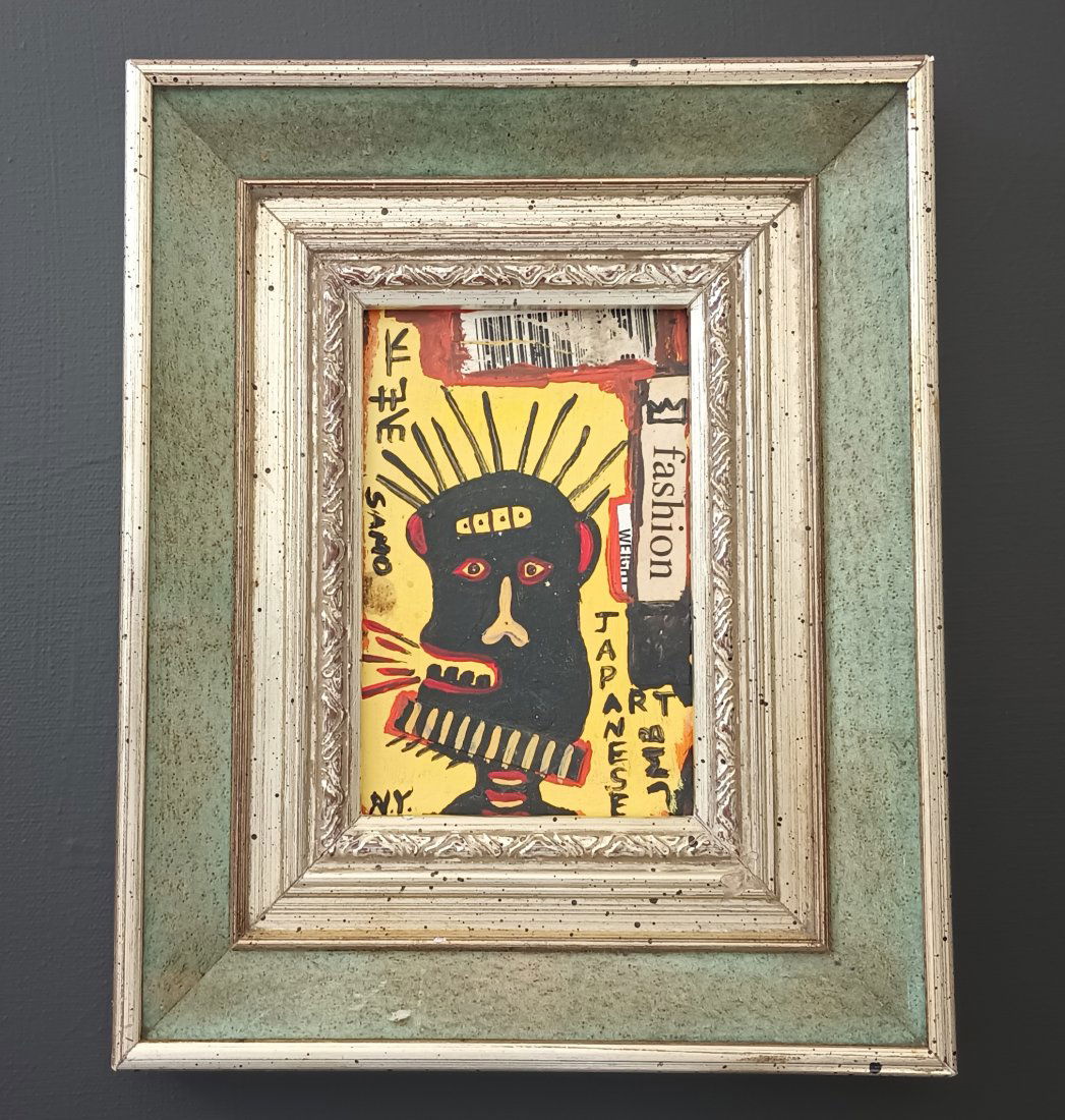 JMB SAMO SIGNED Painting Framed -Japanese Art. (1 of 7)