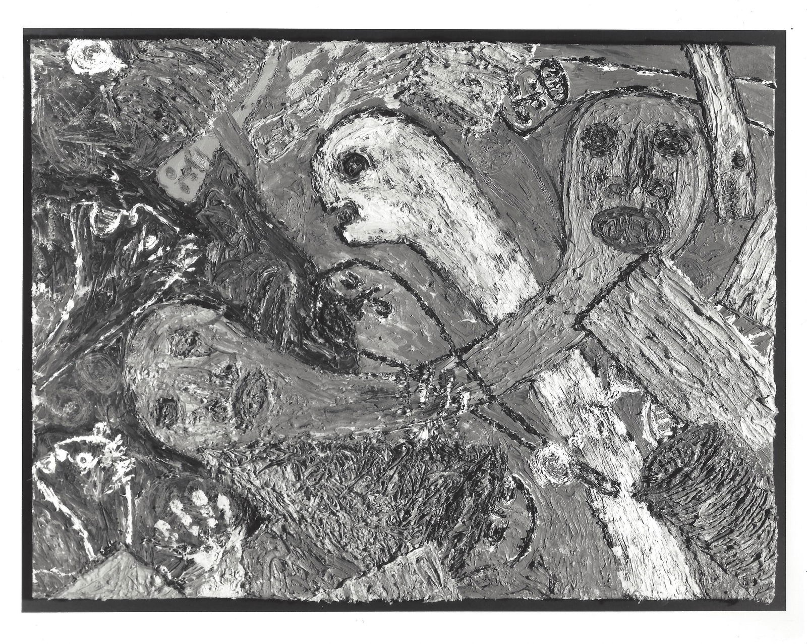 1988 Photo Figi Painting By Mark Cooper Howard Yezerski Gallery Boston MA: 1988 Photo Figi Painting By Mark Cooper Howard Yezerski Gallery Boston MAProvenance: New York-Based Photography Collector & Curator -Collection of Rare Photographs. Approx Size: 8 x 10 inches. Photo m