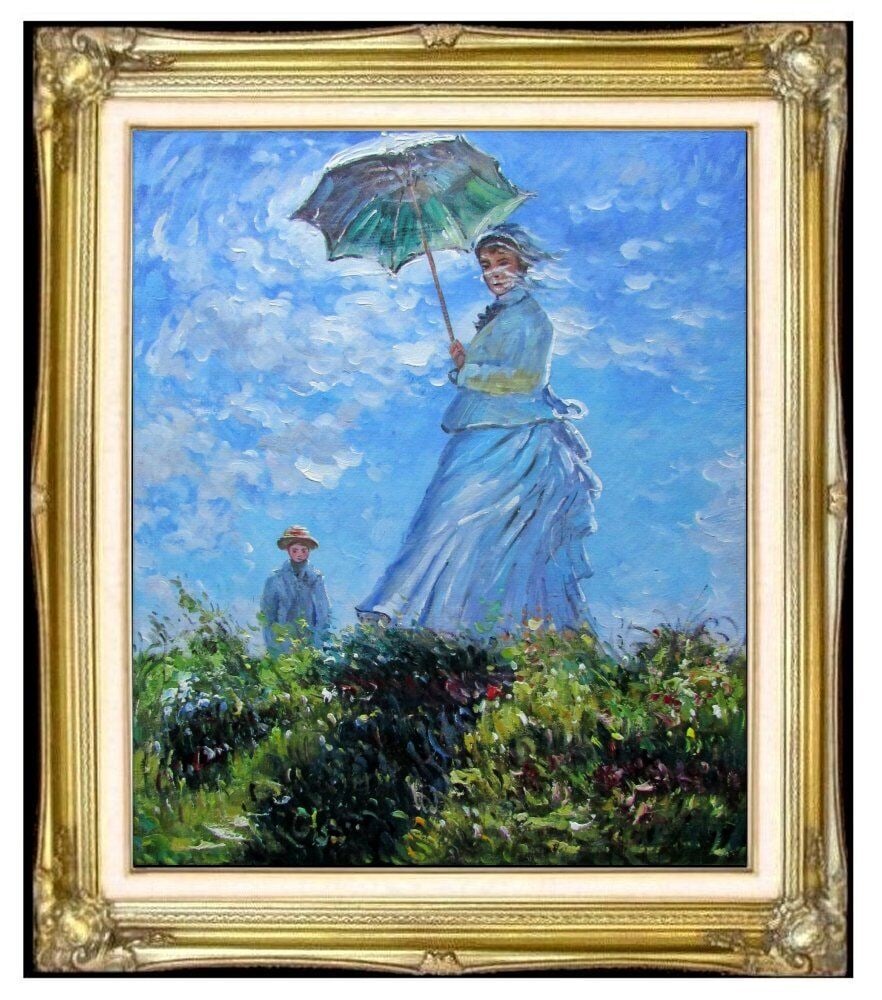 Claude Oscar Monet (French, 1840-1926) Oil Painting on Canvas.Famous Masters Works (1 of 2)