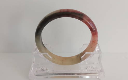 Old Natural Jade Red Blood Carved Bangle Bracelet.: Old Natural Jade Red Blood Carved Bangle Bracelet. Grade A. Approx Inner Size: 59 mm: Approx Outter Size: 73 mm x 14 mm Excellent Condition. We pack & Ship for you. We take care of the shipping servic