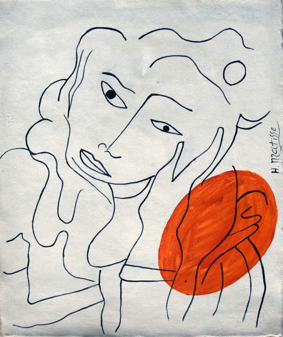 Abstract Painting on Canvas Signed H. Matisse: Abstract Painting on Canvas Signed H. Matisse, Modern Art. Approx Canvas Measurements: 15 x 14 inches.SEE PHOTOS as part of the description. Good condition.It is being sold in the manner or style of t