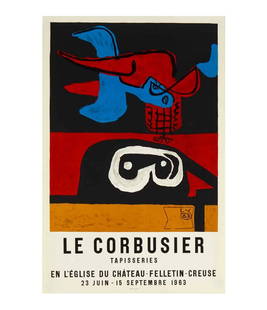 1963 Plate Le Corbusier Giclee Print On Canvas: 1963 Plate Le Corbusier Giclee Print On Canvas.Approx Size:20 x 16 inches.High quality heavy weight waterproof art paper.white border around the image. We pack & Ship for you, We take care of the ship