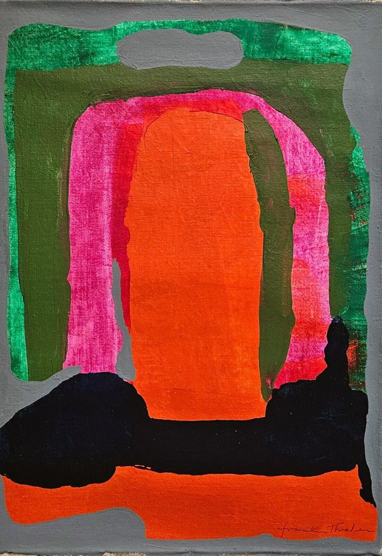 Vintage Signed Frankenthaler, Painting on Canvas (1 of 3)