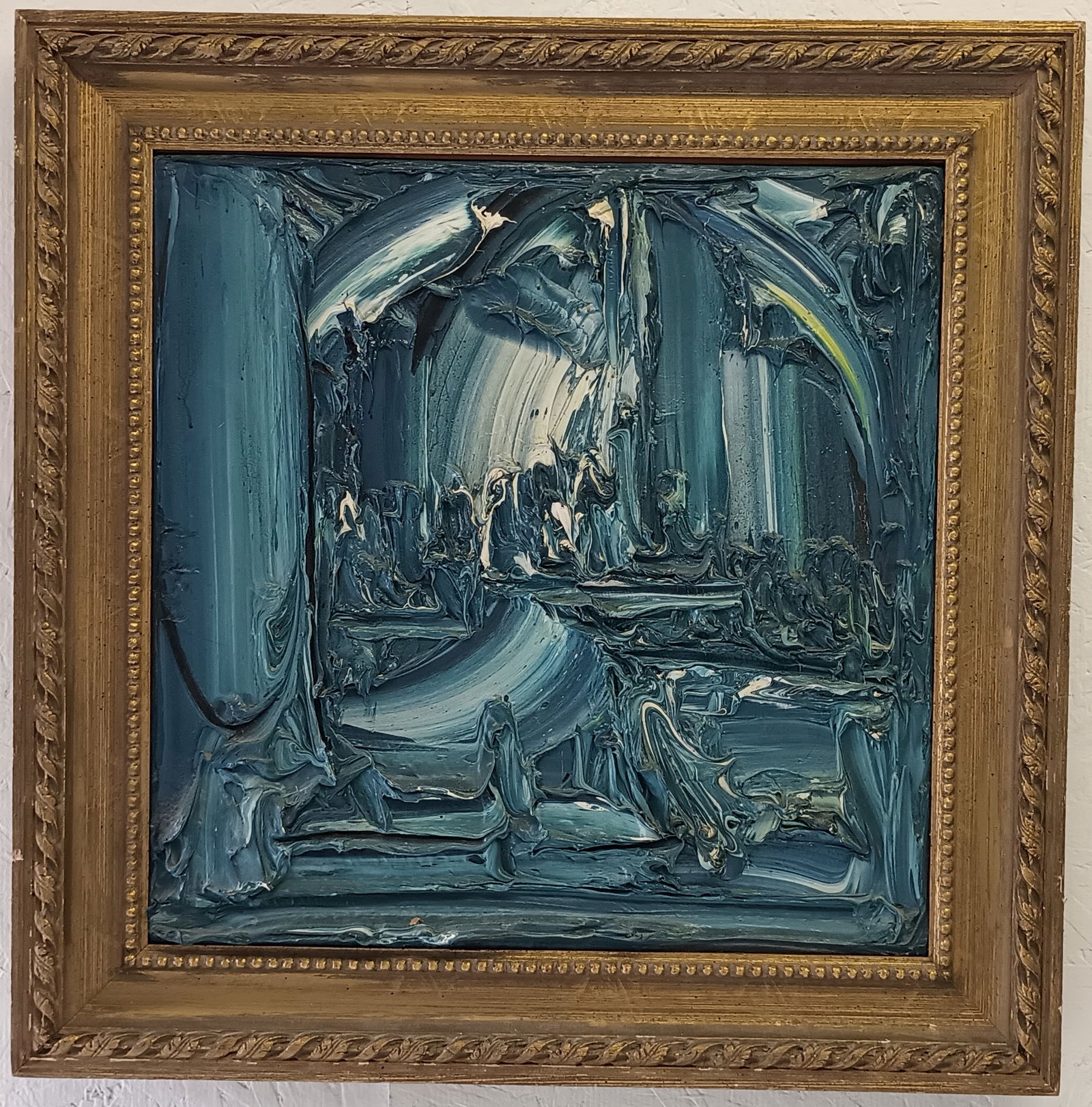 1971 Helen Romer Vintage Oil Painting on Canvas Framed (1 of 10)
