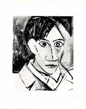 1907 Photography Pablo Picasso Self-Portrait Displayed at New York's MOMA