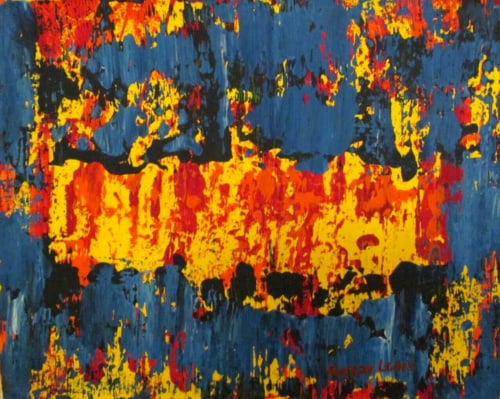 Signed Norman Lewis, Modern Expressionism Painting On Canvas: Signed Norman Lewis Modern Expressionism Painting On Canvas. Approx Painting: 20 x 16 inches.SEE PHOTOS as part of the description. Good vintage condition . We pack & Ship for you. We take care of the