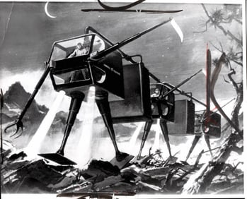 1964 Electric Military Army Robot Tec Drawing