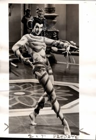 1956 Photography, Actress Sylvia Lewis Dances In Exotic Costume