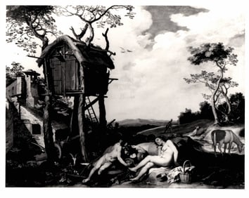 1988 Photography. Landscape Parable of the Tares 1624 Painting Abraham Bloemaert