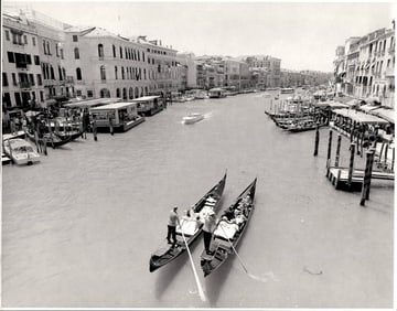 1960s Venice Italy Canals Gondolas Photography Collection