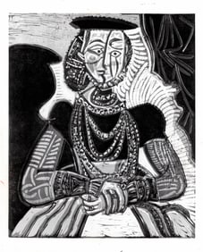 1970 Photography Buste de Femme d' Apres by Picasso