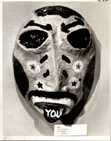 1980 Original Vintage Photography o Mask by Sac Thi Nguyen