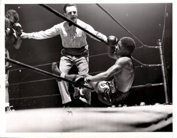 Dusty Brown Boxing Photography