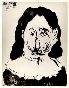 1969 Photography - Pablo Picasso Drawing.