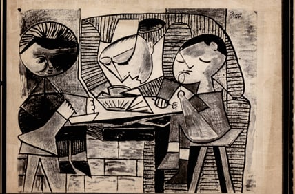 Pablo Picasso Photography. Portrait Drawing