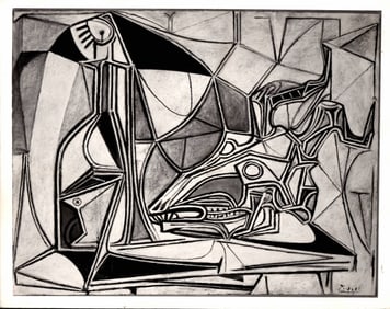 1957 Pablo Picasso Photography. Crane de Chevre, Boutei...