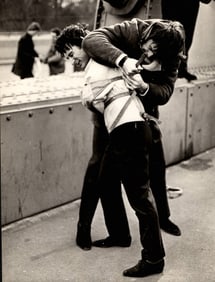 1967 Photo Magician Timothy Dill-Russell in Houdini Scape