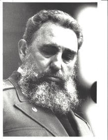 1986 Photo Cuba's President Fidel Castro speaks in Havana