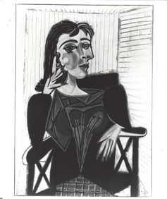 1937 Press Photo "Portrait Of Dora Maar" by Pablo Picasso