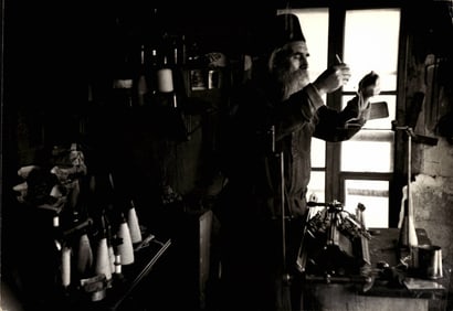 Oversize 1960s Dionysiou Monastery Monks Mount Athos -Greece Photography