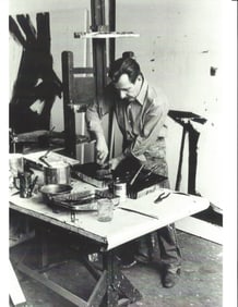 American Painter Franz Kline In His Studio 1961 Print Photography