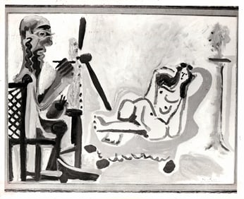 1973 Photography Picasso Work at Jasper Galleries on Montrose