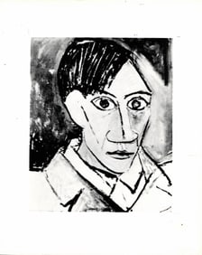1907 Photography Pablo Picasso Self-Portrait Displayed at New York's MOMA