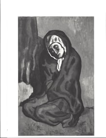 1978 Photo "Crouching Woman" painting by Pablo Picasso