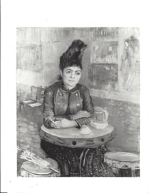 1970 Photo Woman at "LeTambourin" by Vincent van Gogh