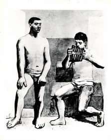 1923 Photography Pablo Picasso Painting, "The Flutes of Pan"