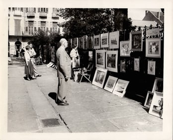 1966 Photo Pebworth's Art Exhibited at Show