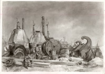 1962 Photo Painting by Louis Bouche in New York