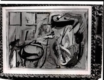 1967 Photo De Kooning's -Event in a Barn-