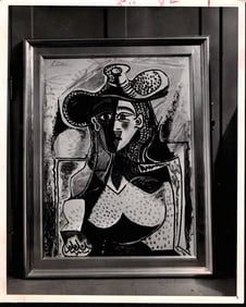 1968 Photo Picasso's -Seated Woman-