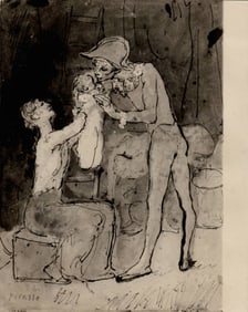 Pablo Picasso: Famille da Arlequin Photograph