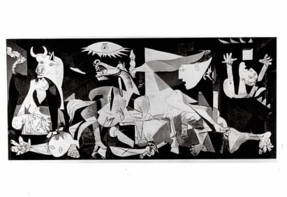 1937 Photography Pablo Picasso's Guernica.