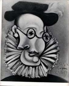 1959 Photo Artist Jaime Sabartes painted by Pablo Picas