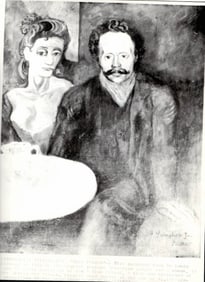 1973 Photo A painting made by Pablo Picasso in 1903