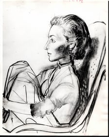 1961 Photo Jacqueline Painting by Pablo Picasso