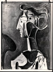 1967 Photo Pablo Picasso Grand Profile